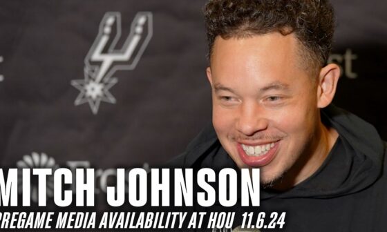 Mitch Johnson Pregame Media Availability vs Houston Rockets| 11.6.24