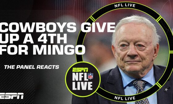 ‘The price is the problem’ 👀 NFL Live reacts to Cowboys trading a 4th-round pick for Jonathan Mingo