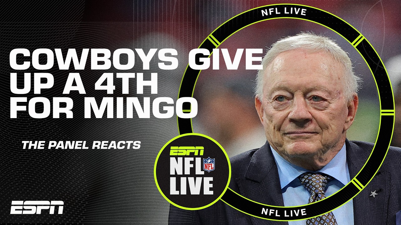 ‘The price is the problem’ 👀 NFL Live reacts to Cowboys trading a 4th-round pick for Jonathan Mingo