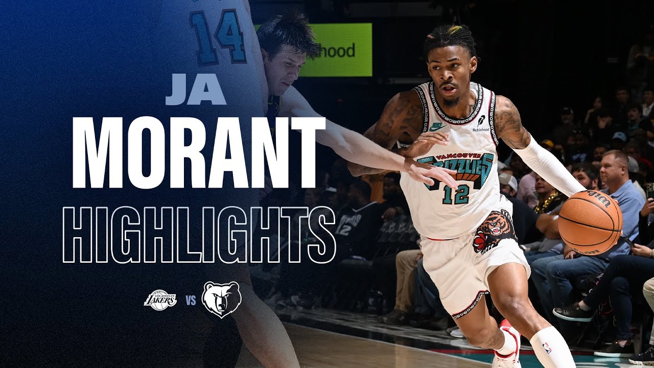 Ja Morant Highlights vs Los Angeles Lakers