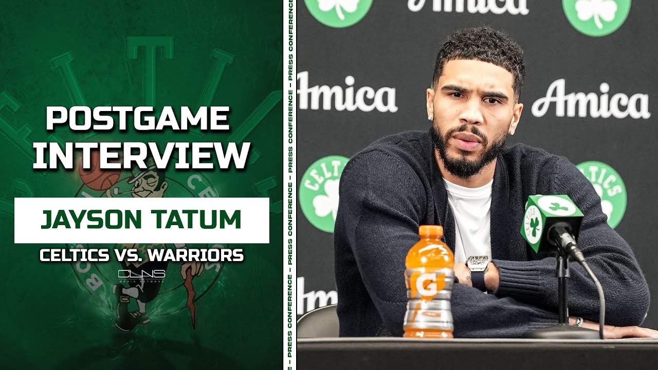 Jayson Tatum: "You Learn to Not Give a F***" | Celtics vs Warriors Postgame