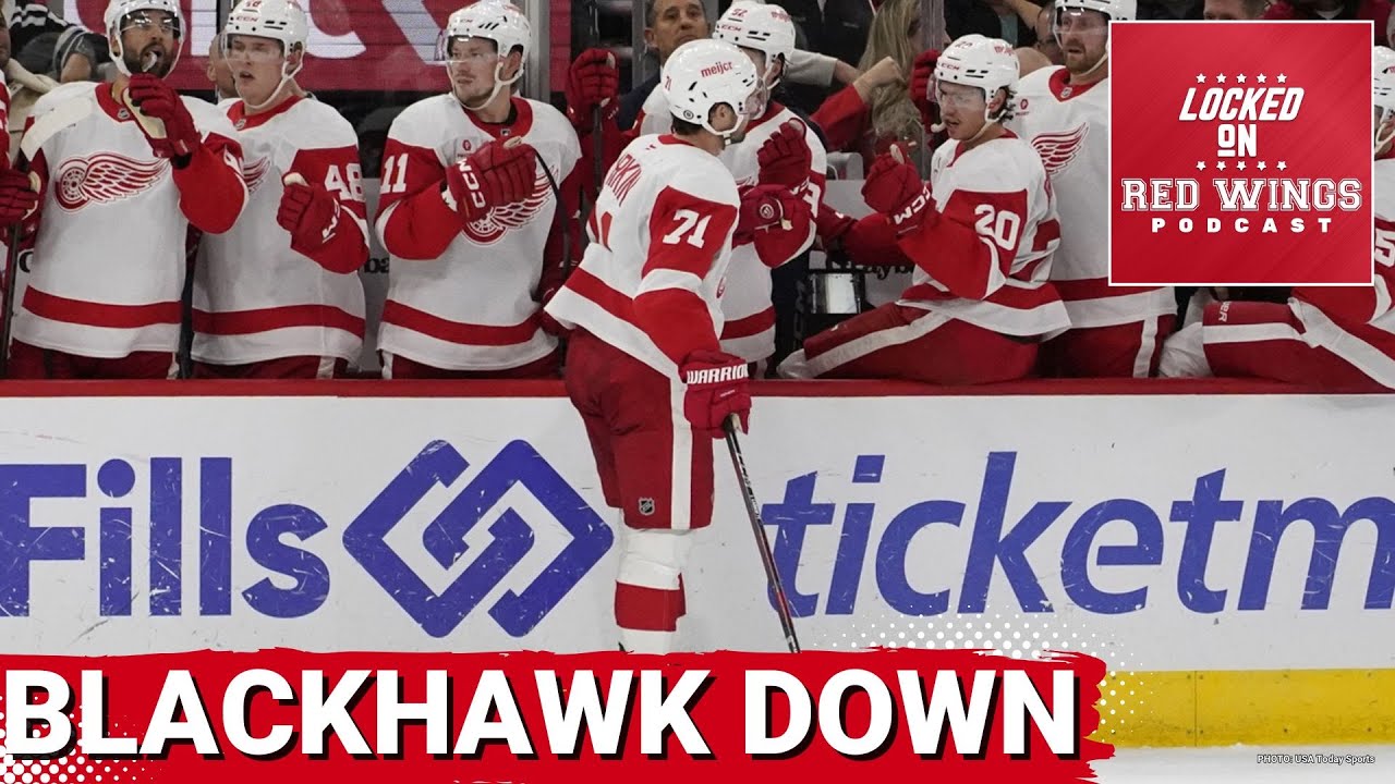 Dylan Larkin's two points help Detroit take care of business in Chicago