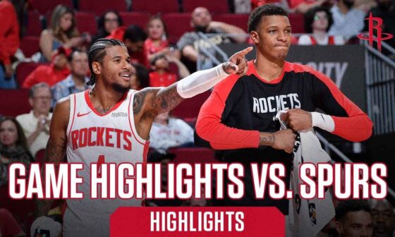 Full Game Highlights: Rockets vs Spurs 11/6/24