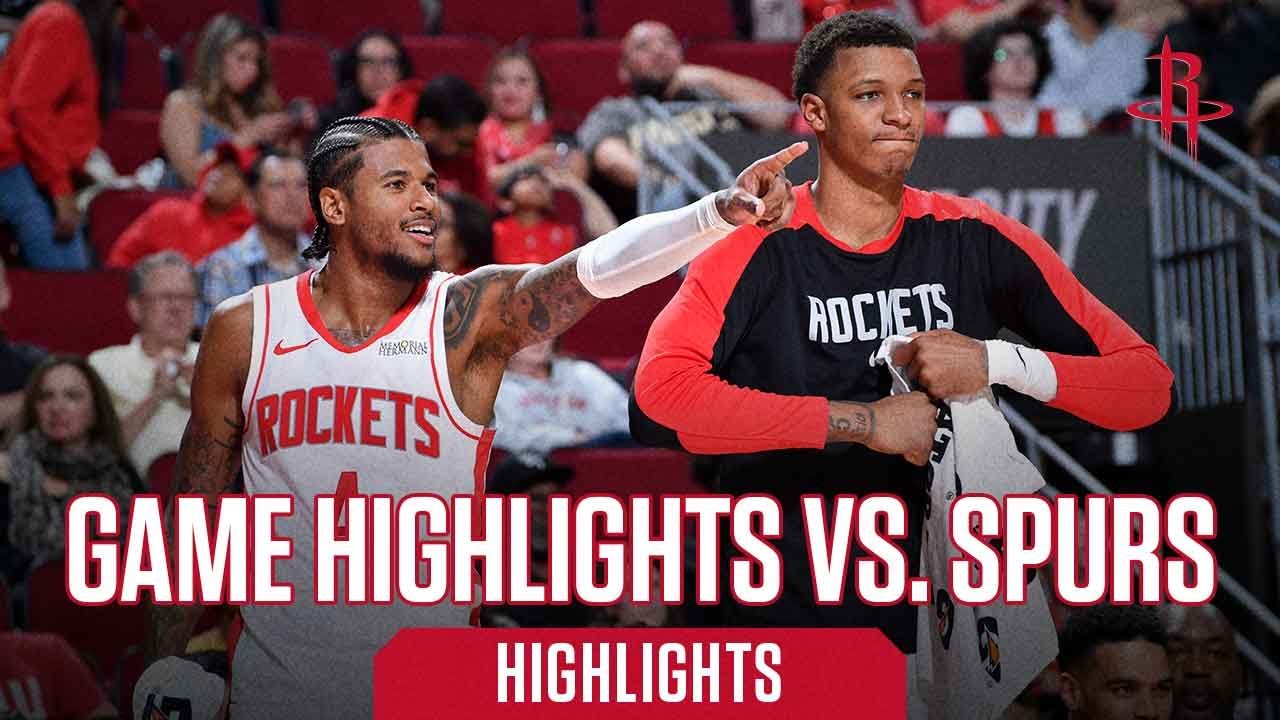 Full Game Highlights: Rockets vs Spurs 11/6/24