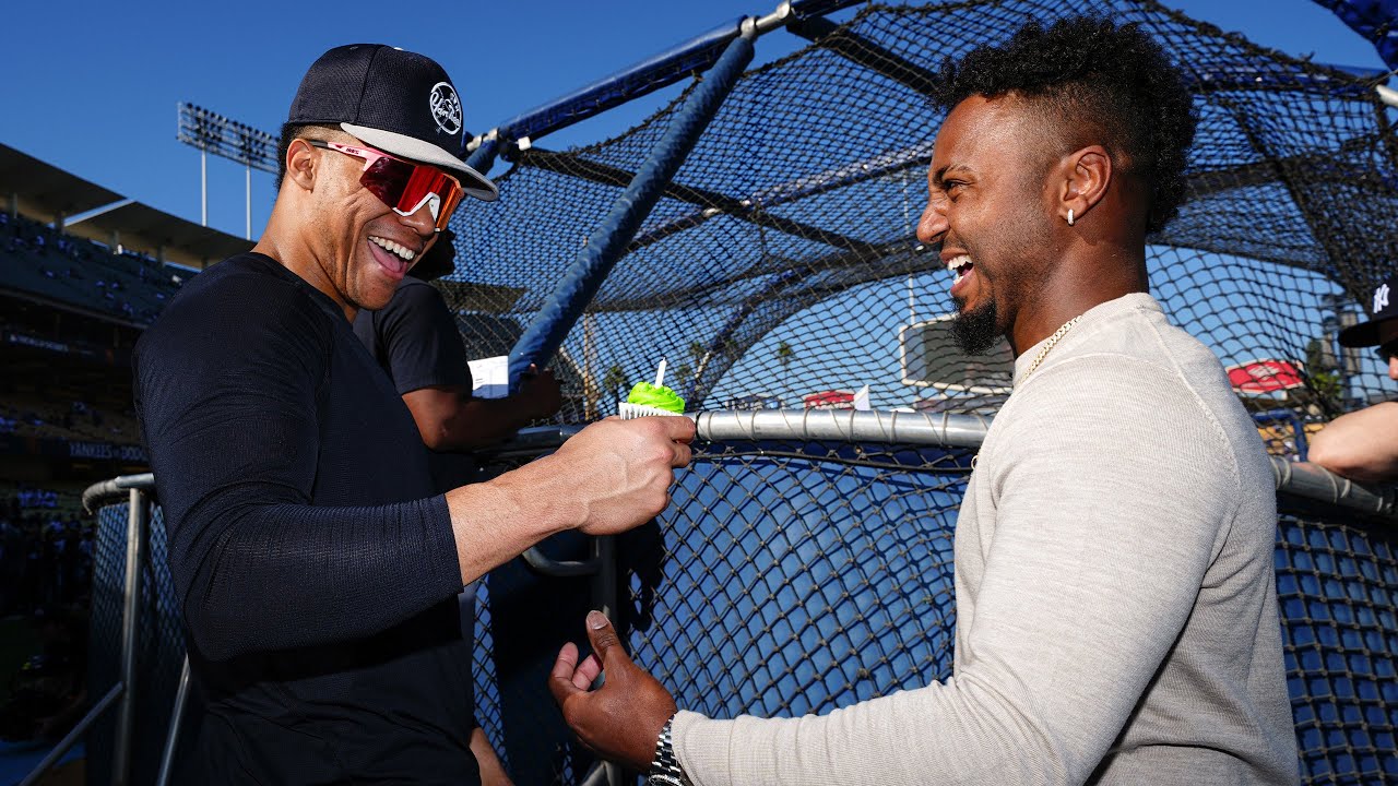 We gave Ozzie Albies the mic for #WorldSeries Game 1!