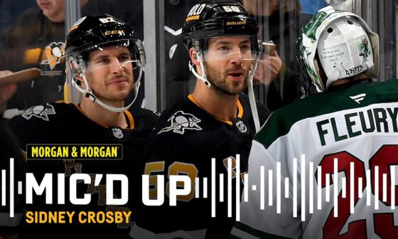 Sidney Crosby: Mic'd Up for Fleury's Final Game in Pittsburgh | Pittsburgh Penguins