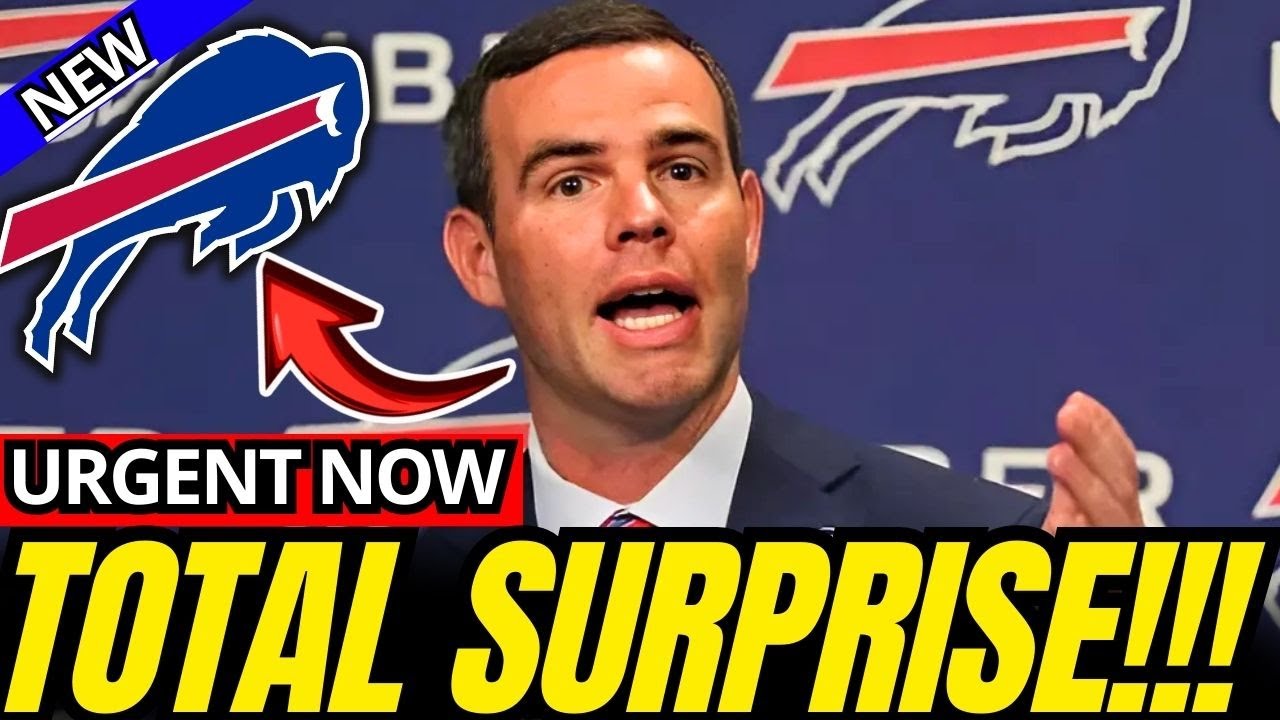 🚨😱BILLS CONFIRMS NEWS THAT SURPRISED EVERYONE | NOBODY IMAGINED THIS WOULD HAPPEN!!!