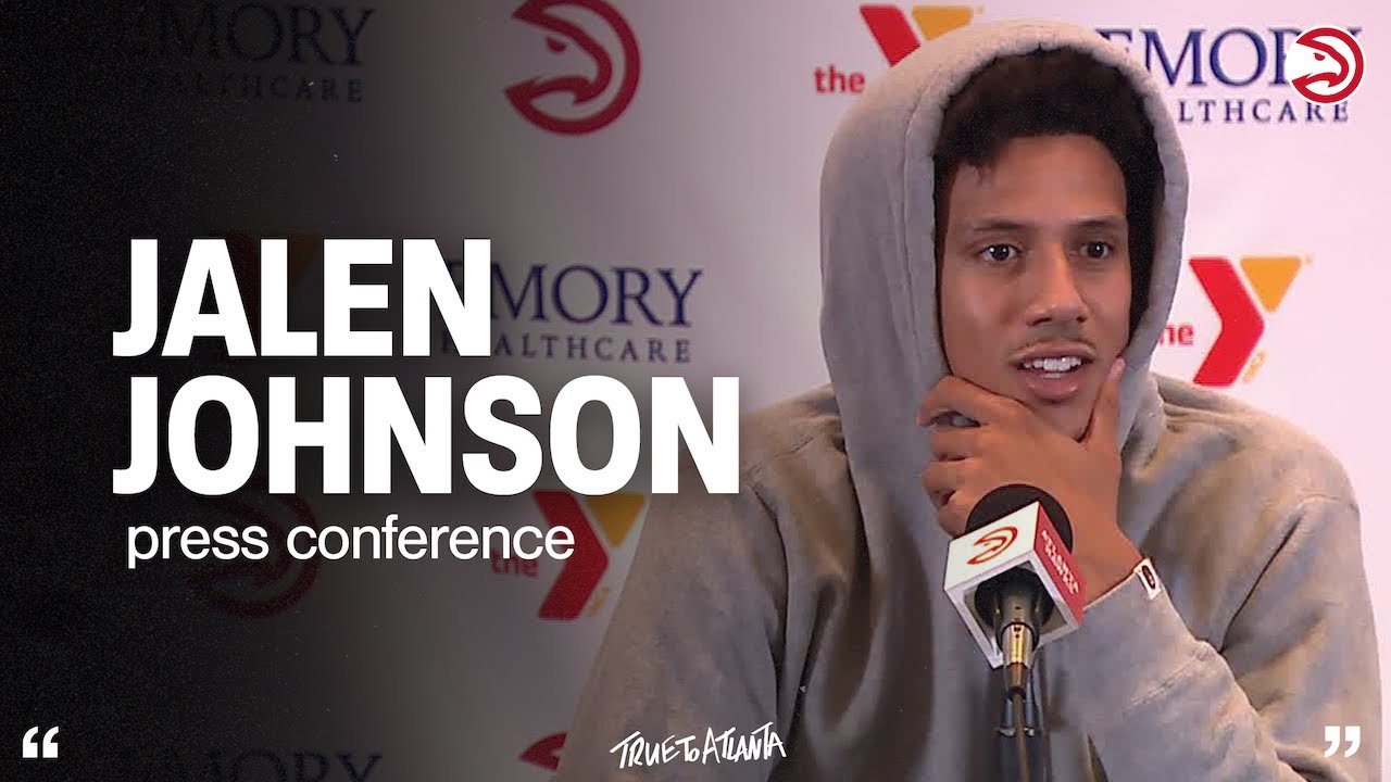 Hawks vs. Knicks Postgame Press Conference: Jalen Johnson