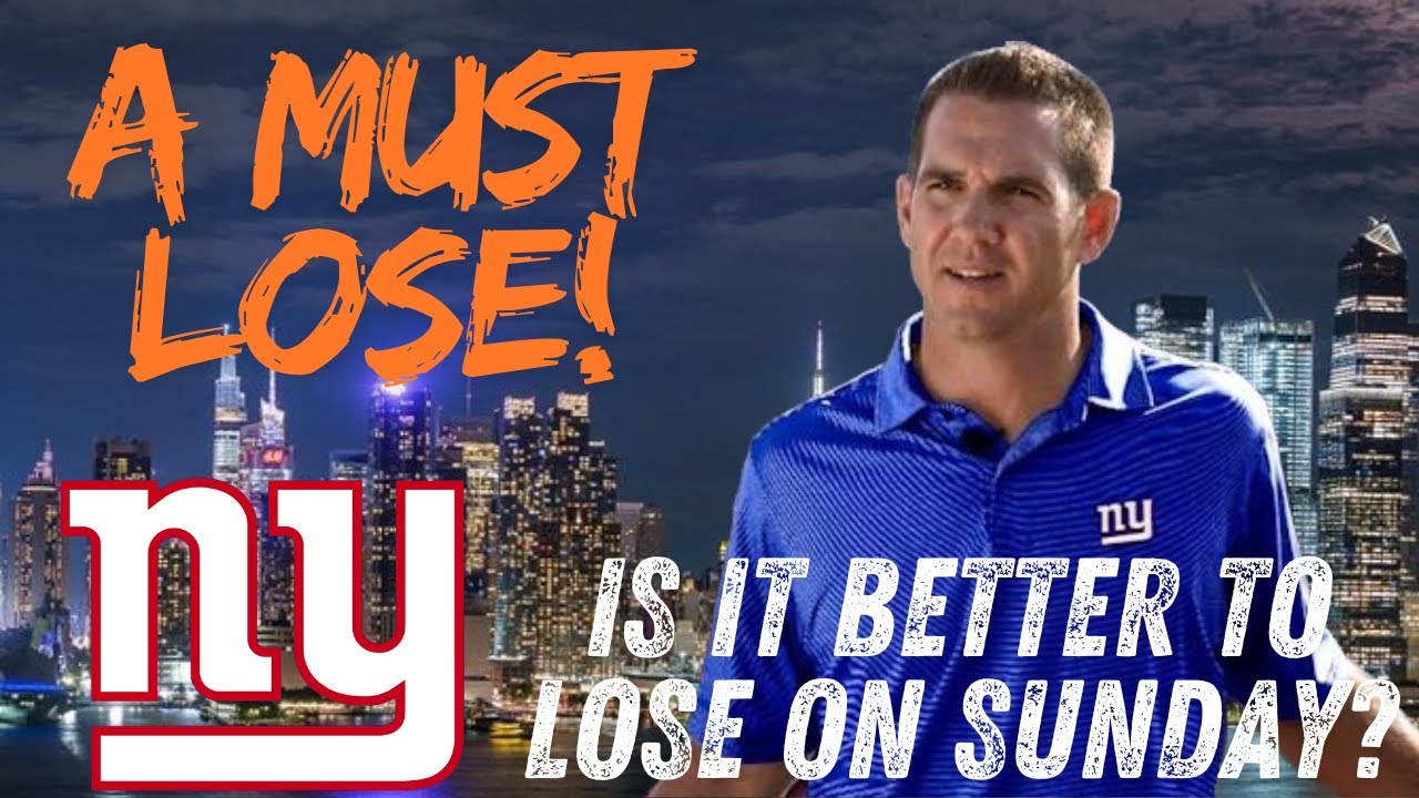 A Must LOSE Game For The New York Giants On Sunday