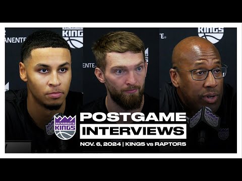 Keegan Murray, Domantas Sabonis & Coach Brown | Postgame Interviews 11.6.24