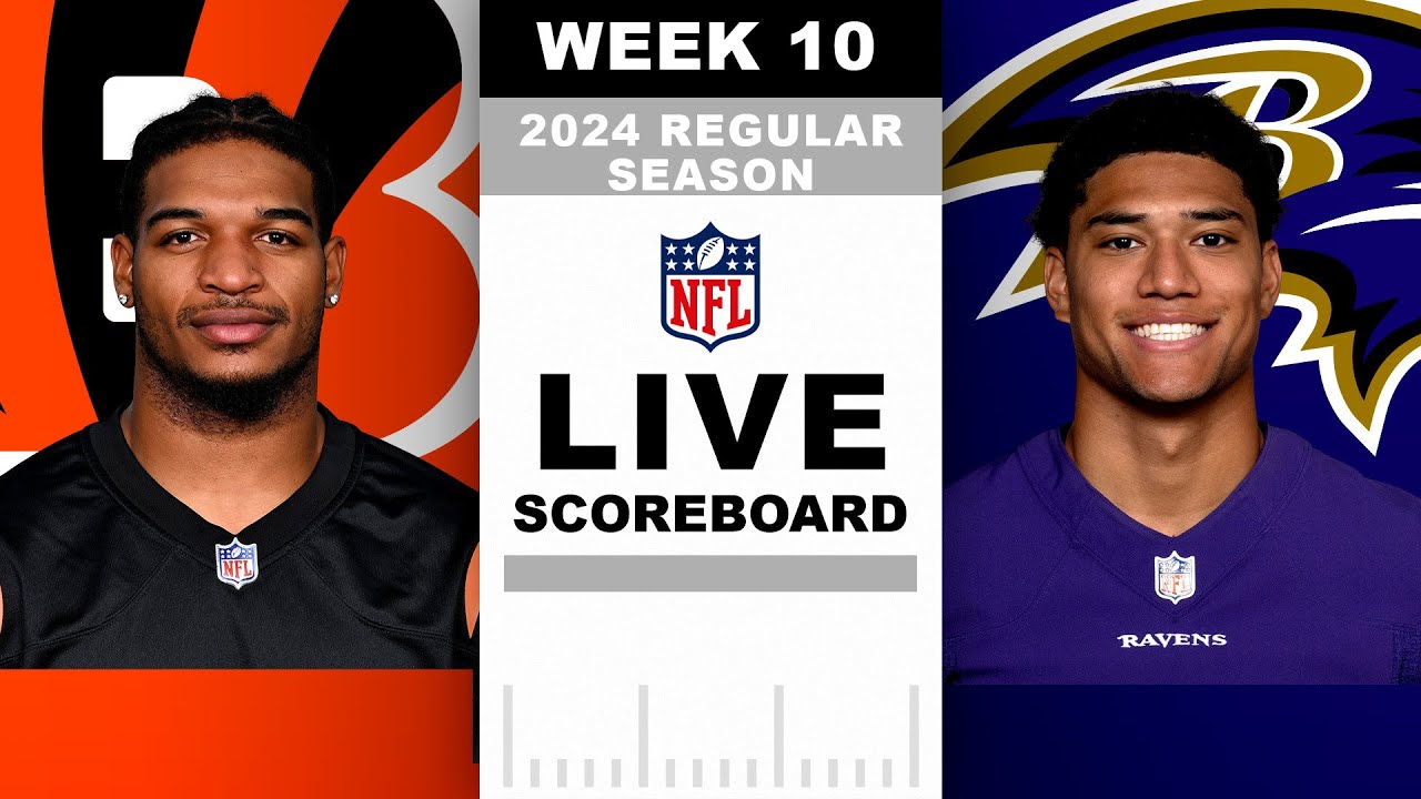 Bengals vs Ravens Week 10 LIVE Scoreboard!