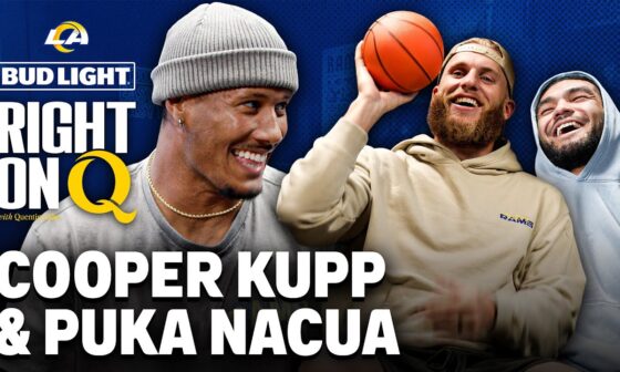 Cooper Kupp & Puka Nacua Settle Who The Better Basketballer Is With Quentin Lake | Right On Q Ep. 1