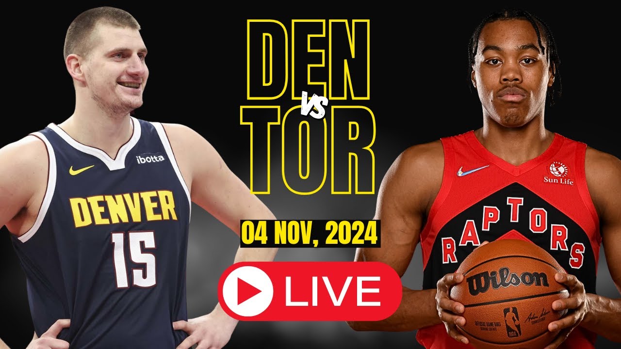 🔴LIVE : Denver Nuggets Vs Toronto raptors Full Game | NBA Live | NOV 04, 2024 | 2K