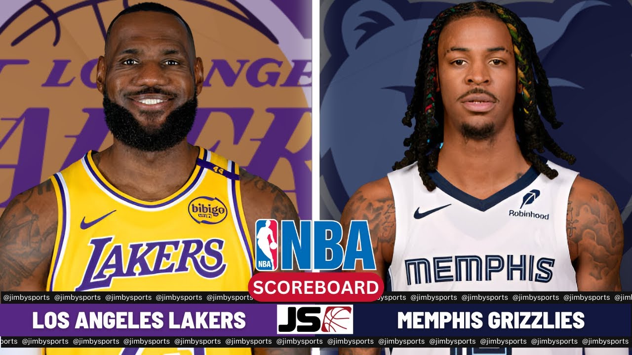 Los Angeles Lakers Vs Memphis Grizzlies | NBA Live Play-By-Play Scoreboard 2024