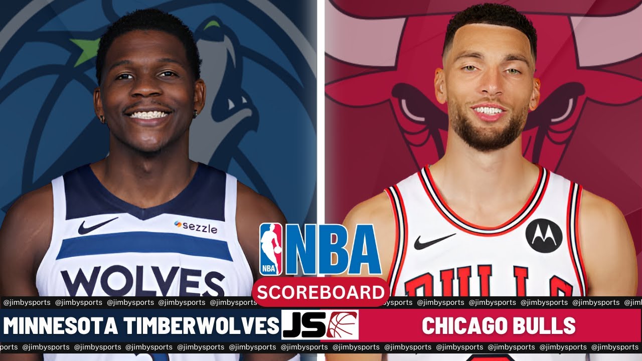 Minnesota Timberwolves Vs Chicago Bulls | NBA Live Play-By-Play Scoreboard 2024