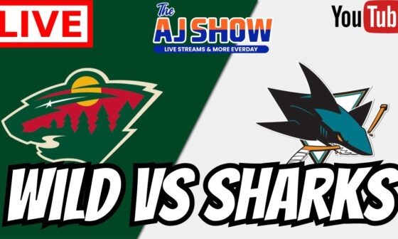 Minnesota Wild Vs San Jose Sharks NHL 🏒 Live Stream