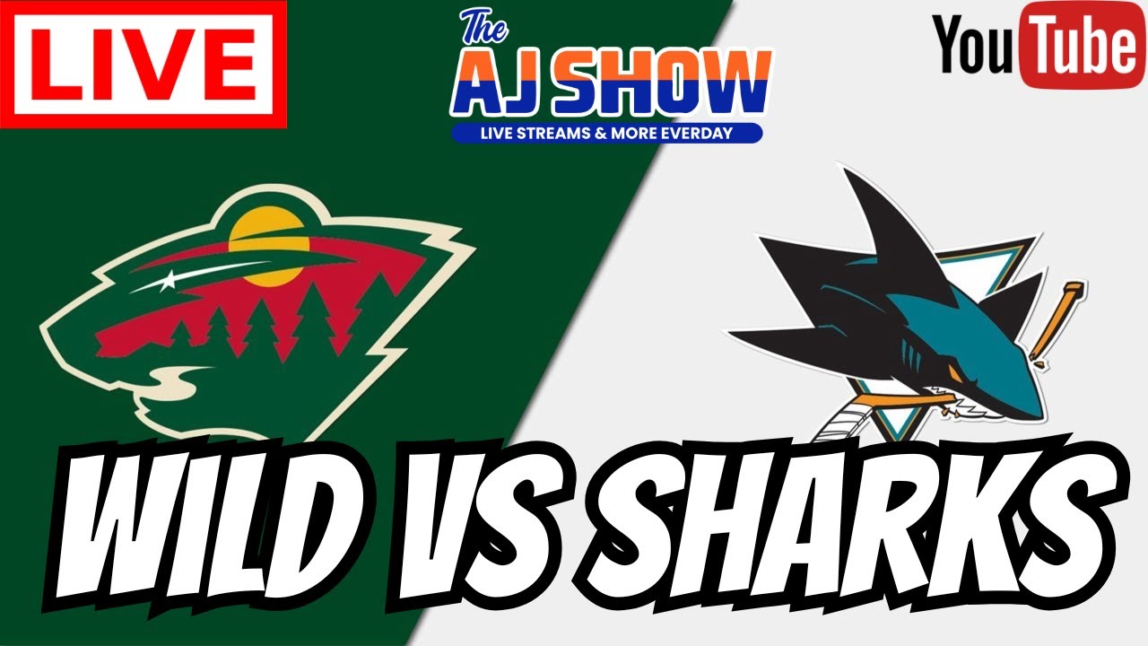 Minnesota Wild Vs San Jose Sharks NHL 🏒 Live Stream