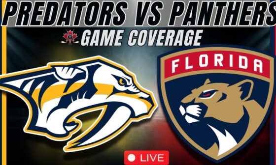 Nashville Predators vs Florida Panthers LIVE NHL Hockey | Game Audio