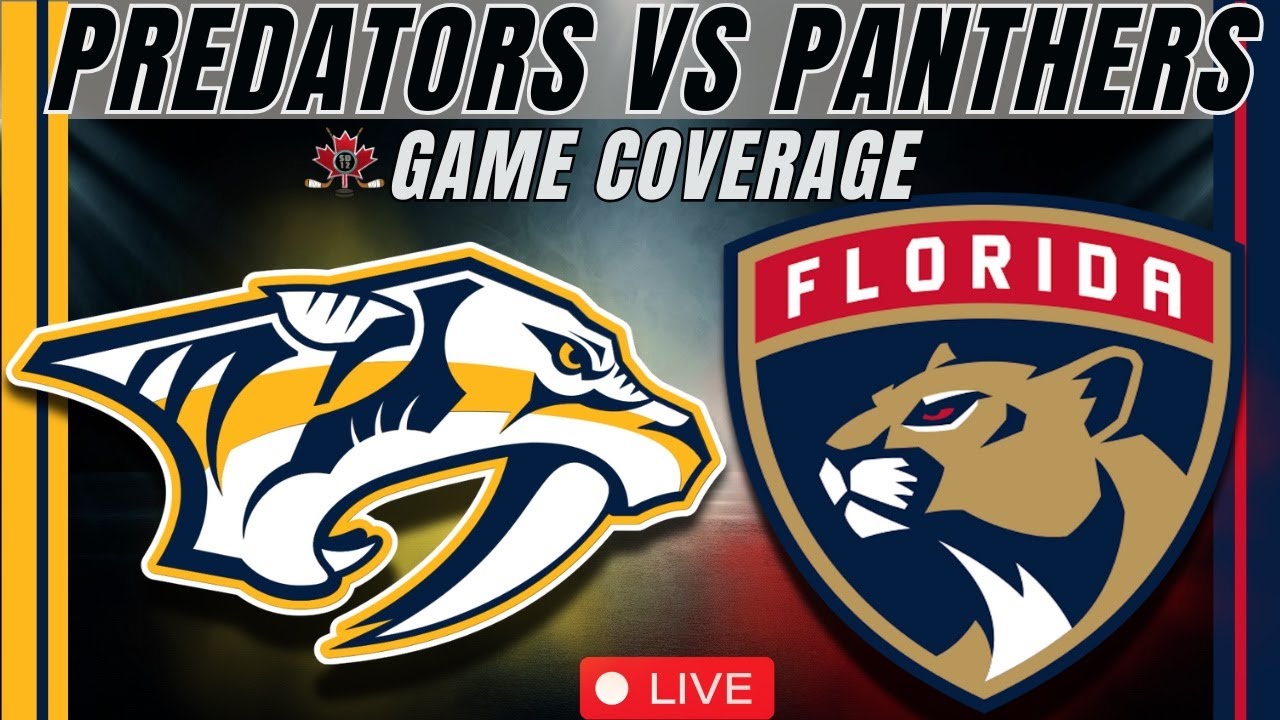 Nashville Predators vs Florida Panthers LIVE NHL Hockey | Game Audio