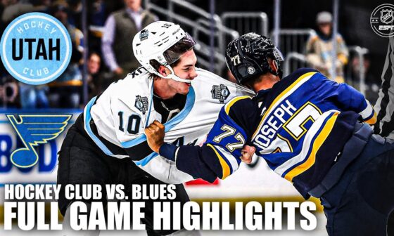 Utah Hockey Club  vs. St. Louis Blues | Full Game Highlights | ESPN NHL