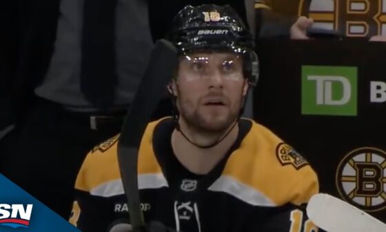 Bruins Grab Lead With Goals 30 Seconds Apart From Zacha, Koepke