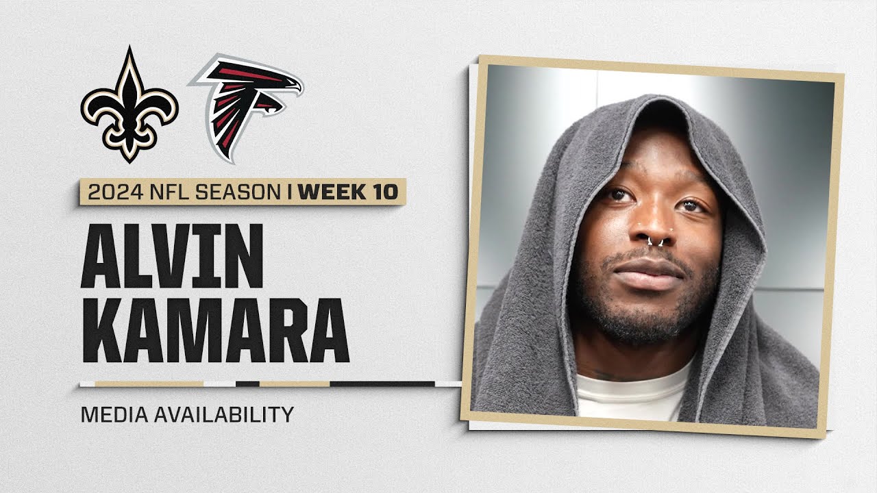 Alvin Kamara on Approaching Franchise Rushing Record | Falcons vs. Saints NFL Week 10