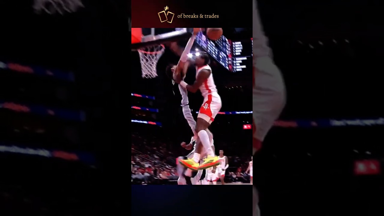 Victor Wembanyama Blocks Jalen Greens Monster Slam! | Spurs VS Rockets Game Highlights