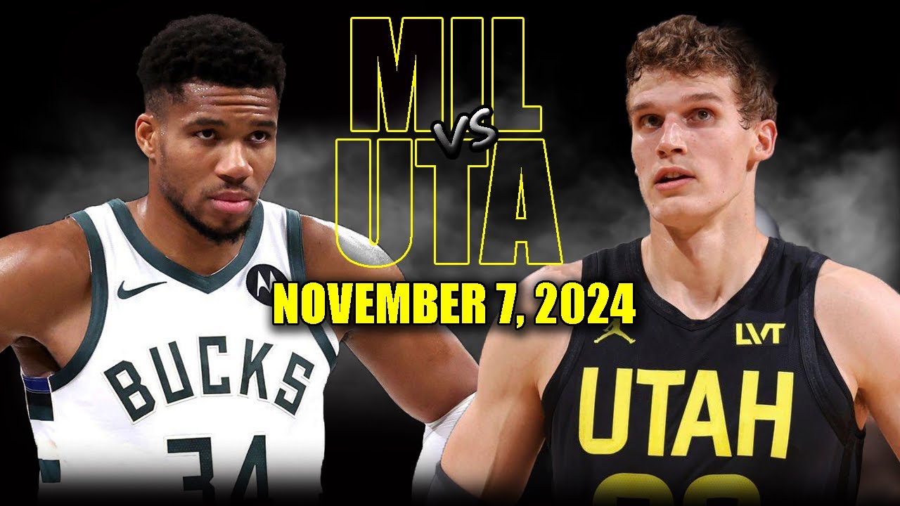 Milwaukee Bucks vs Utah Jazz Full Game Highlights - November 7, 2024 | 2024-25 NBA Season