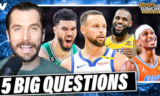 NBA Questions: Celtics & Thunder COLLISION COURSE? Lakers & Warriors Finals threats? | Hoops Tonight