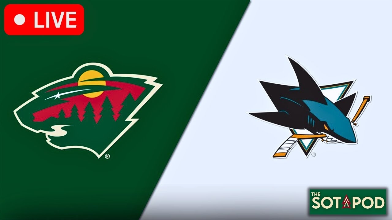 Minnesota Wild vs. San Jose Sharks  | LIVE STREAM | NHL GAME WATCH PARTY | COMMENTARY