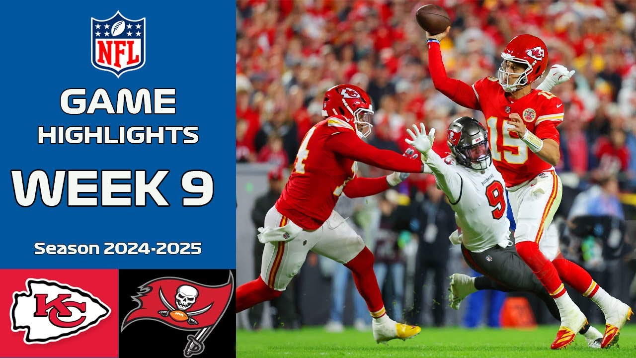 Kansas City Chiefs vs Tampa Bay Buccaneers TODAY GAME Highlights [WEEK 9] | NFL Season 2024