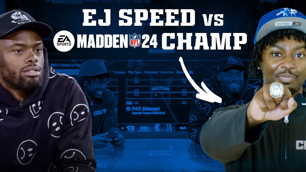 E.J. Speed Pranked by the Best Madden Player in the World! | Indianapolis Colts