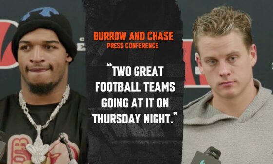 Burrow and Chase Press Conference - Nov. 7