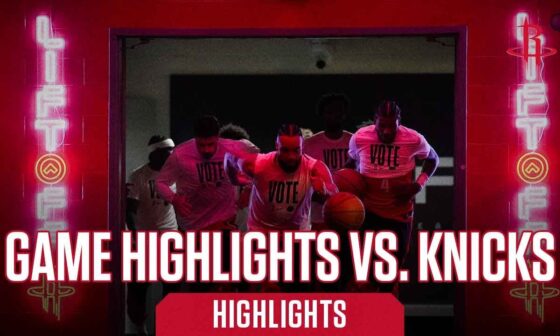 Houston Rockets Highlights vs. New York Knicks