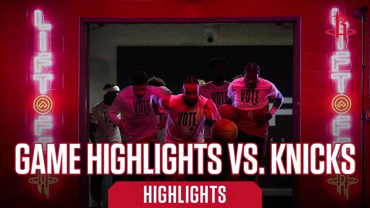 Houston Rockets Highlights vs. New York Knicks