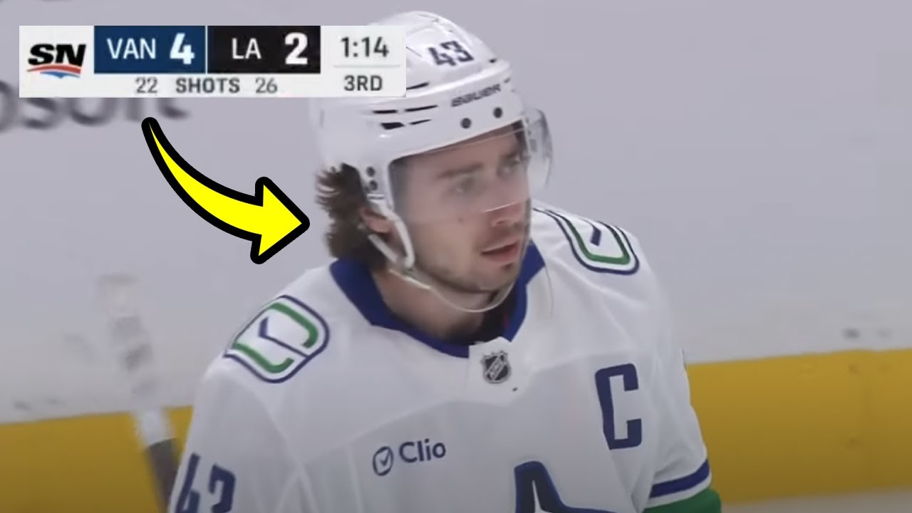 This Canucks player just DOMINATED the Los Angeles Kings...