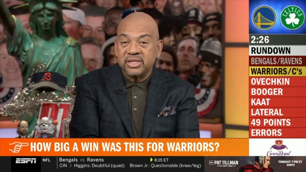 Pardon The Interruption | Steph Curry is still Celtics "daddy" - Wilbon on Warriors win over Celtics