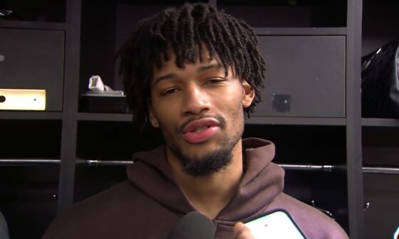 Shaedon Sharpe Postgame Interview | Portland Trail Blazers 105, San Antonio Spurs 118