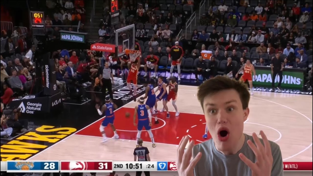 ZACCHARIE RISACHER ROOKIE OF THE YEAR! New York Knicks vs Atlanta Hawks Highlights Reaction