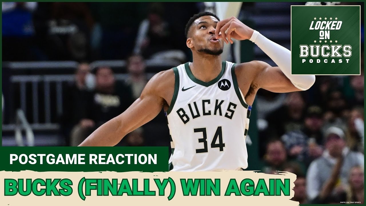 The Milwaukee Bucks make their way back into the win column after a 23 point victory over the Jazz