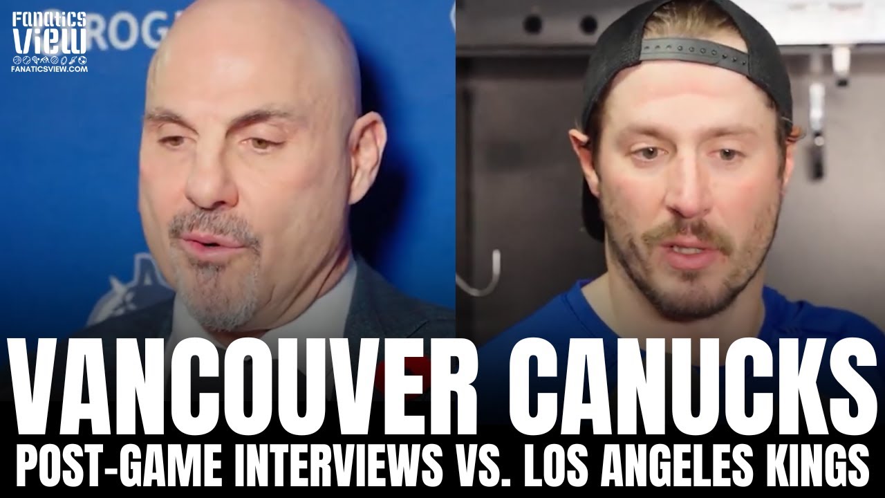 Rick Tocchet & JT Miller React to Tanner Jeannot Hit on Brock Boeser, Canucks Win vs. LA Kings