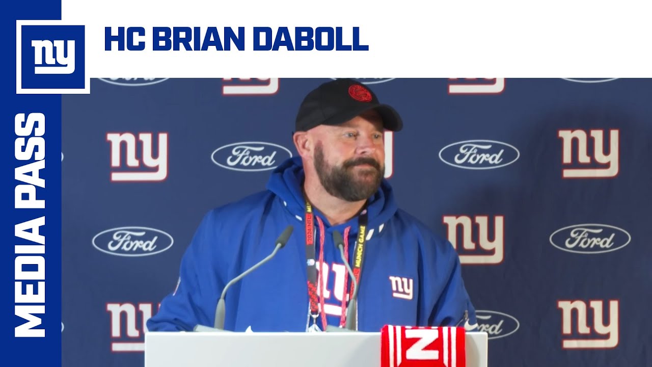 Brian Daboll Speaks from Munich | New York Giants