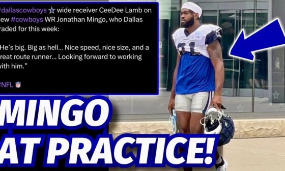 Cowboys new WR Jonathan Mingo is happy to be in Dallas!… “Somebody finally believed in me”