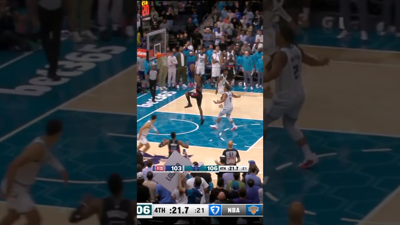 Charlotte Hornets vs. Detroit Pistons Wild Ending #highlights