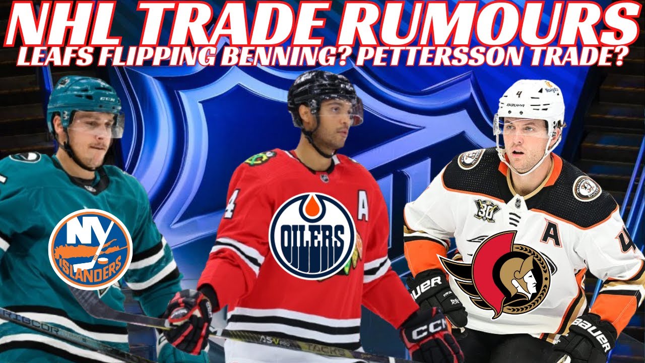 NHL Trade Rumours - Sens, Oilers & Islanders + NHLPA CTE Committee, Canucks Aman on Waivers