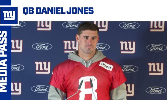 Daniel Jones on Having Trust in Jalin Hyatt | New York Giants