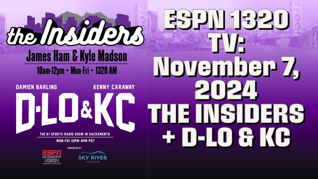 Kings Get A Win Back Against the Raptors - November 7: The Insiders + D-Lo & KC