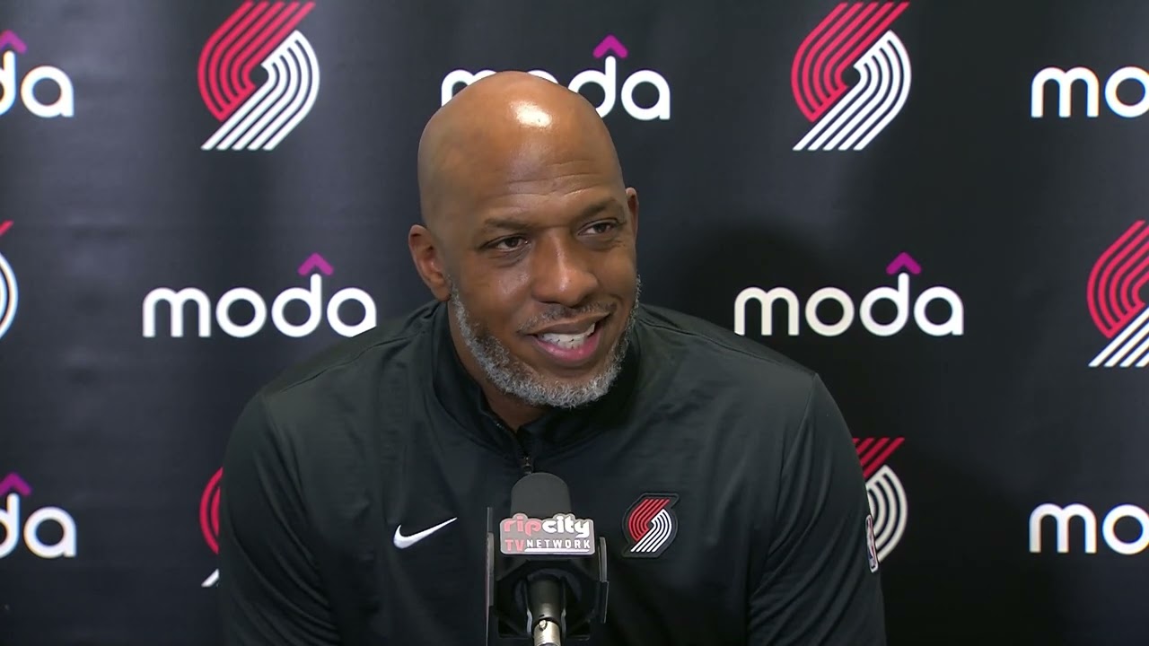 Chauncey Billups Postgame Interview | Portland Trail Blazers 105, San Antonio Spurs 118