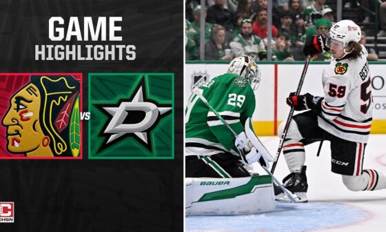 Chicago Blackhawks vs. Dallas Stars - Full Game Highlights | CHSN Blackhawks