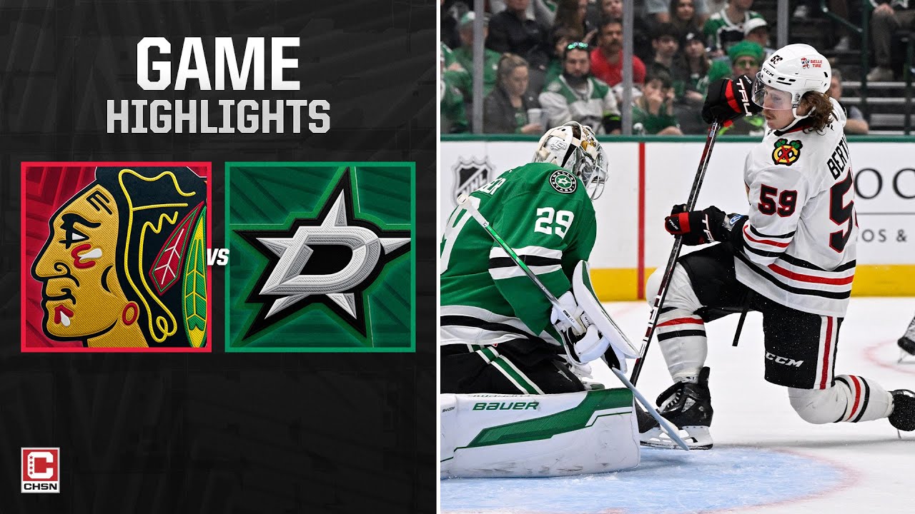 Chicago Blackhawks vs. Dallas Stars - Full Game Highlights | CHSN Blackhawks